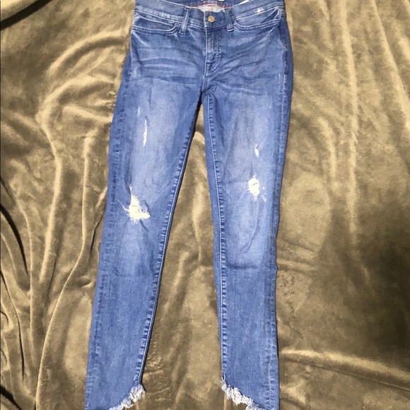 TOMMY HILFIGER distressed jeggings - Picture 1 of 2